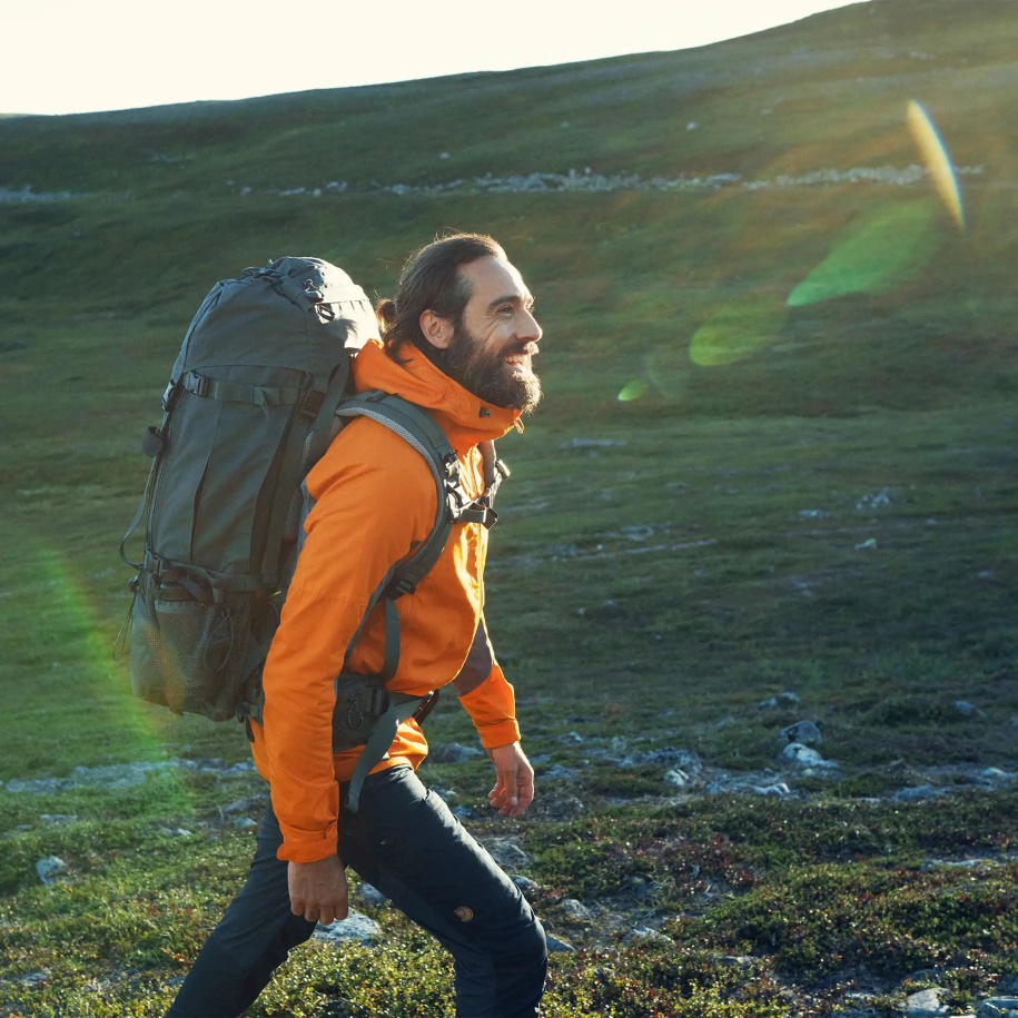 Abisko Lite Trekking Ceketi M Koyu Gri-siyah Fjällräven