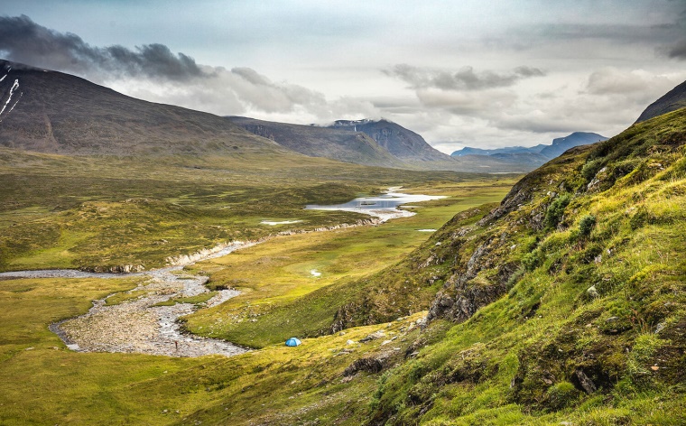 Abisko Lite Trekking Pantolonu M Uzun Fjällräven Zeytin