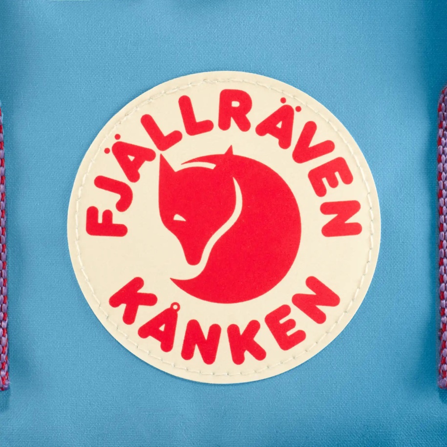 Fjällräven Kånken Gökkuşağı Mini Hava Mavi-gökkuşağı Deseni