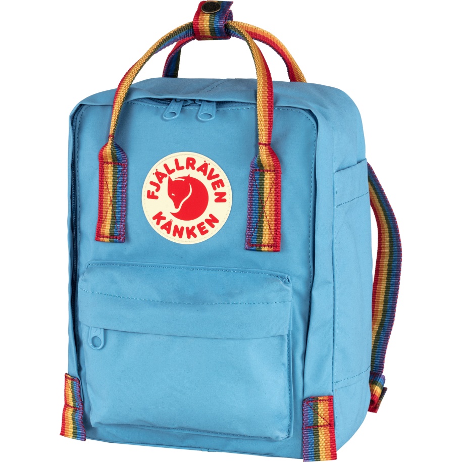 Fjällräven Kånken Gökkuşağı Mini Hava Mavi-gökkuşağı Deseni