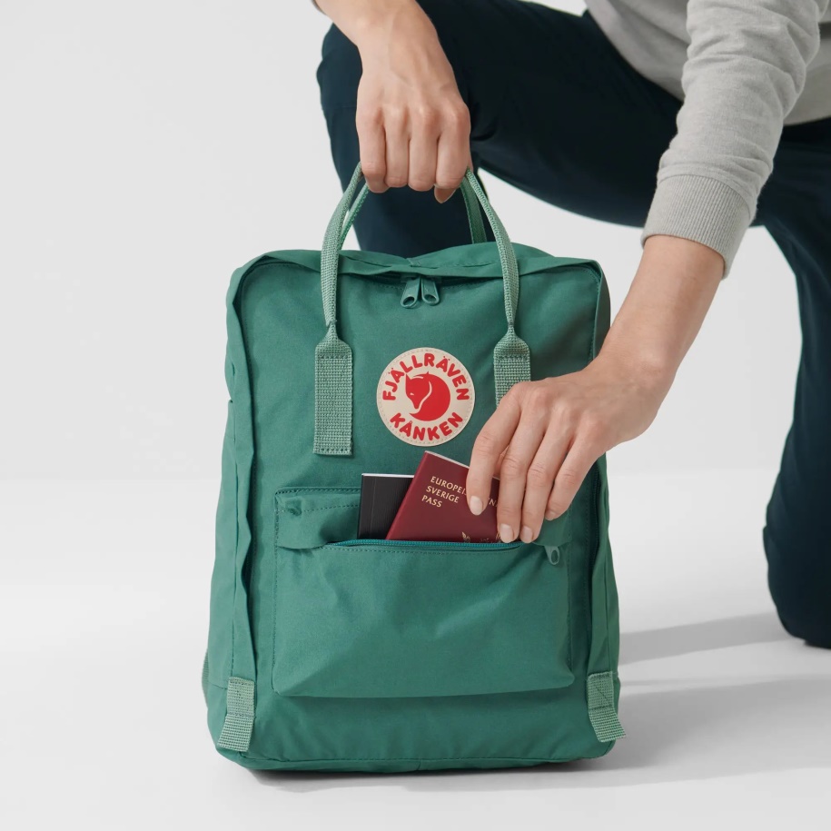 Fjällräven Kånken Frost Yeşil Konfeti Deseni